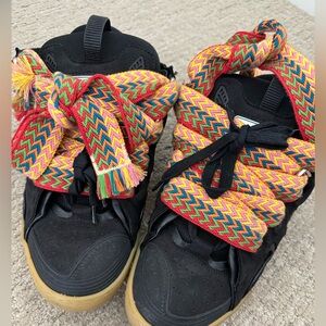 Black lanvins with colored laces